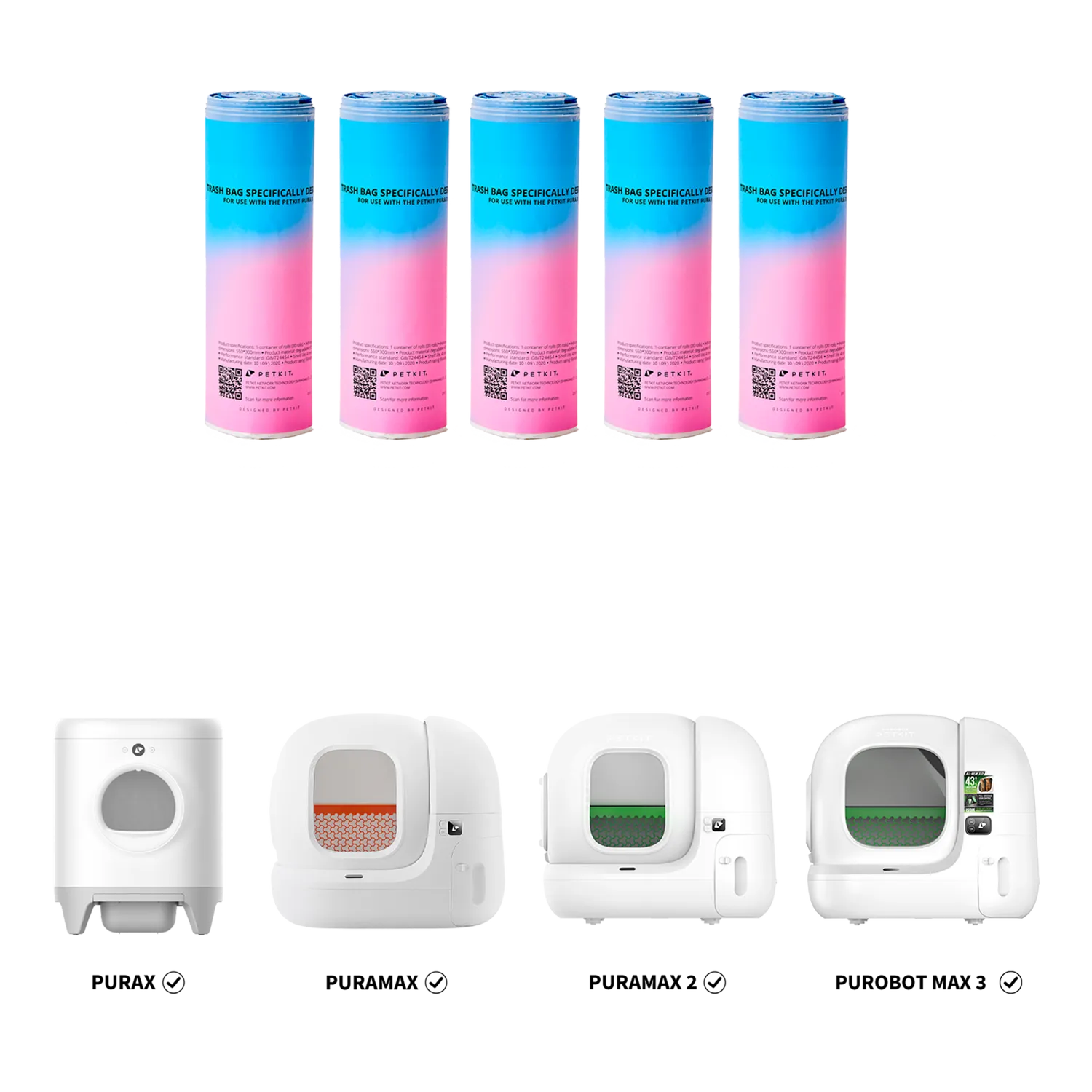 PETKIT bolsas de recambio (100 unidades)